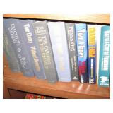 Assortment of large Tom Clancy book...