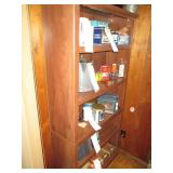 Wood tone Laminate 5-tier bookcase/...