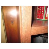 Wood tone Laminate 5-tier bookcase/...