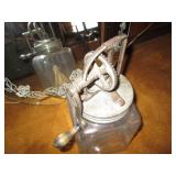 Round Decorative wall mirror and gl...