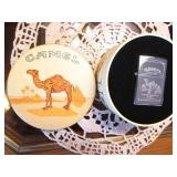 Camel advertisement lidded tin with...