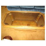 Oblong Octagon shaped wood coffee t...