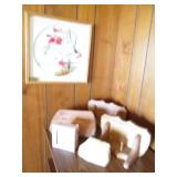 Feather Art shadowbox style wall de...