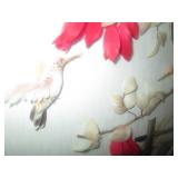 Feather Art shadowbox style wall de...