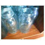 Large collection of light green ton...