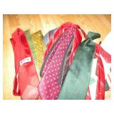 Large assortment of colorful neck t...