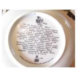 3pc Hand painted Display plates wit...