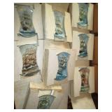 8pc Hand painted Display plates eac...