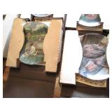 12pc Hand painted Display plates ea...