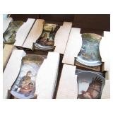 12pc Hand painted Display plates ea...