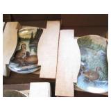 12pc Hand painted Display plates ea...