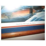 Dashing through the Snow framed pri...