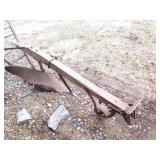Vintage wood and metal plough...