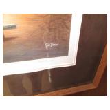 Sundown framed and matted print by ...