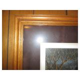 Sundown framed and matted print by ...