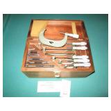 Machinist "Fowler" micrometer set...