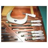 Machinist "Fowler" micrometer set...