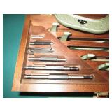 Machinist "Fowler" micrometer set...