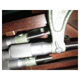 Machinist "Fowler" micrometer set...