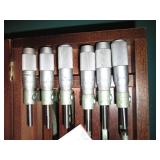 Machinist "Fowler" micrometer set...