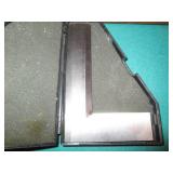 Machinist square, micrometer and mo...