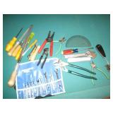 Screwdrivers, metal files, combinat...