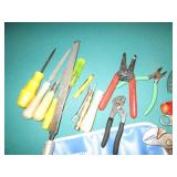 Screwdrivers, metal files, combinat...