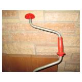 Ice fishing poles, scoops, sinkers,...