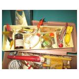 Semi-functional tackle box containi...