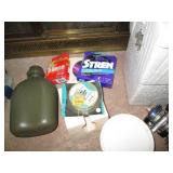 Styrofoam mini-cooler, live trap, l...