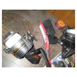 Large sized fishing reels, line, si...
