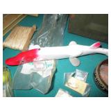 Metal Ammo box with Vintage fishing...