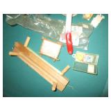 Metal Ammo box with Vintage fishing...