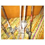 Lot of assorted fishing rods and re...