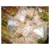 Bulk lot of wood, dowels, shelf mak...