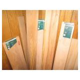 Bulk lot of wood, dowels, shelf mak...