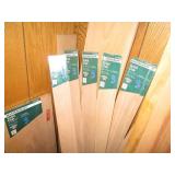 Bulk lot of wood, dowels, shelf mak...