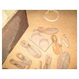 Vintage wood tool box with vintage ...