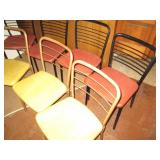 Lot of 8 vintage metal framed vinyl...