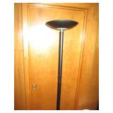Freestanding floor lamp with black ...