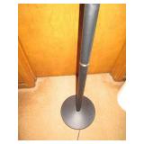 Freestanding floor lamp with black ...