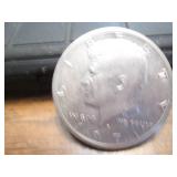 1971 Kennedy half dollar coin...