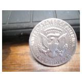 1971 Kennedy half dollar coin...