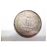1950 Washington quarter dollar coin...