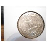 1964 Washington quarter dollar coin...