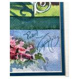 Original Pearl Ziegenhagen "The Front Door" Framed Watercolor Painting