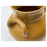 Rare Kentucky Genuine Bybee Honey Gold Crystalline Glaze Handled Vase