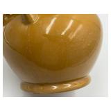 Rare Kentucky Genuine Bybee Honey Gold Crystalline Glaze Handled Vase