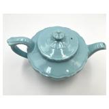 Vintage 1940s Hall Price Blue Tea Pot Darby Pattern 32 Oz.