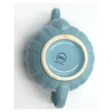 Vintage 1940s Hall Price Blue Tea Pot Darby Pattern 32 Oz.